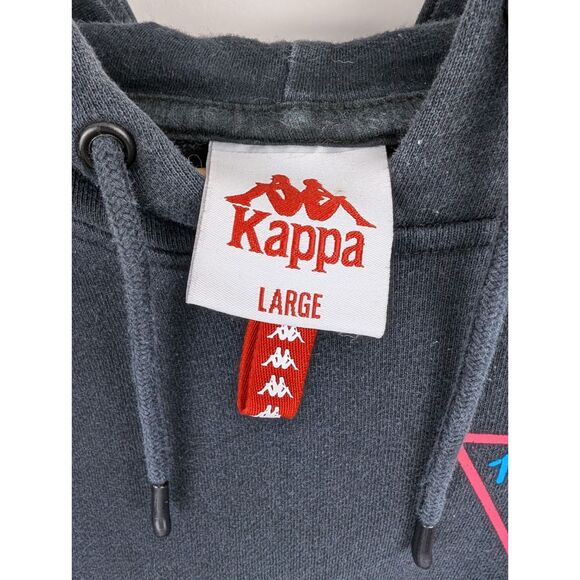 Kappa Authentic Mens Large Pullover Hoodie Oracabessa Kappa Waves Graphic Print - Picture 5 of 7